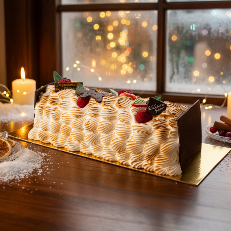 La Bûche Glacée Omelette Norvégienne