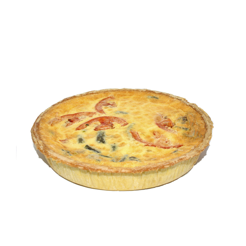 Quiche aux tomates et asperges